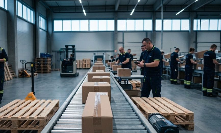 Linia pakowania zamówień e-commerce